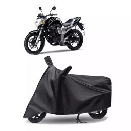 Auto Pearl Polyester Two Wheeler Cover for Yamaha FZ16 (Grey)-image-14