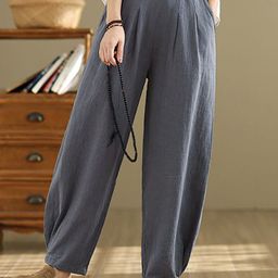 StyleCast x Revolte Women High-Rise Easy Wash Pleated Trousers-image-24