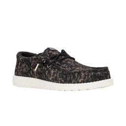 HEYDUDE Men Wally Surf Wash Woven Design Slip-on Stretch-Lace Loafers-picture-37