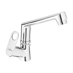Jabra Swan Neck (H) Oreo Series Brass Chrome Finish Deck Mount Silver-image-43