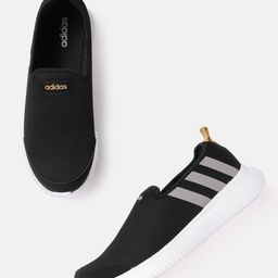 ADIDAS Men Black & Grey Woven Design Cloudfoam Alliver Walking Shoes-picture-14