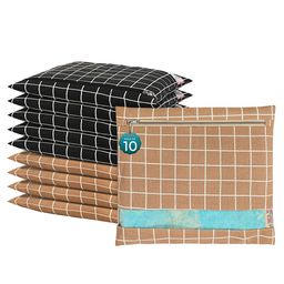 Kuber Industries Brown Set of 6 Regular Multi-Utility Organisers-46