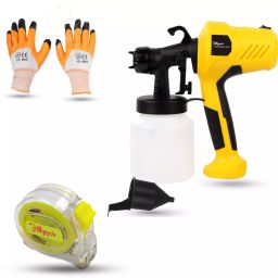 Hillgrove Double Acting Piston HVLP Paint Spray 400 W, HGCM834M2-image-2