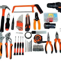 Voltz 112pcs Electric Tools Set Tool Kits 12 V Cordless Drill Lithium Lon with 112 Piece Tool Set image 2