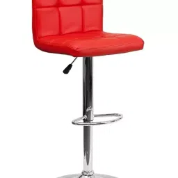 Exclusive Furniture Bar Stool in Leatherette Red Upholstery KBSTR02-image-91