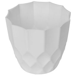 Kuber Industries Set of 5 White Textured Planters image 2