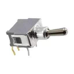 NIDEC COMPONENTS TOGGLE SWITCH, SPDT, 0.05A, 60VAC, TH, ATE1D-5M3-10-Z-37