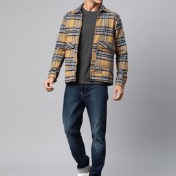 Pierre Carlo Men Checked Open Front Jacket image 5