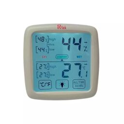 R-TEK Digital Thermo And Hygro Meter Touch Screen Display, RT-108-17