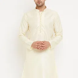 Armaan Ethnic Men Floral Thread Work Floral Kurta-41