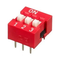 APEM DIP SWITCH, 3POS, SPST-NO, SLIDE, TH, NDS03V-19