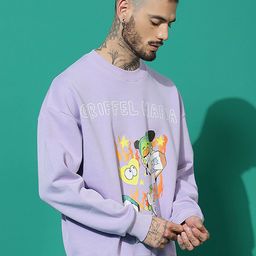 GRIFFEL Men Printed Pullover Sweatshirt image 2