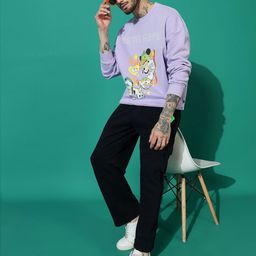 GRIFFEL Men Printed Pullover Sweatshirt image 4