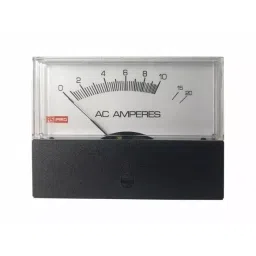 RS PRO Analogue Panel Ammeter 20 (Input) A AC 76x74 mm ±1.5 %, 1862515-15