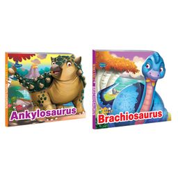 Who Am I Story Books Of Brachiosaurus And Ankylosaurus Set Of 2 - English-8
