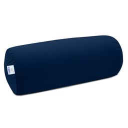 MY ARMOR Memory Foam Orthopedic Large Size Bolster Pillow with Velvet Cover - Navy Blue-9
