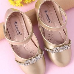 Cute Walk by Babyhug Bellies with Velcro Closure and Applique - Golden-image-67
