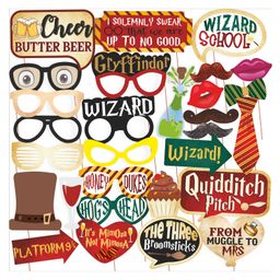 Wobbox Happy Birthday Props Harry Potter Theme Decoration Items Multi Color -Pack Of 29-image-53