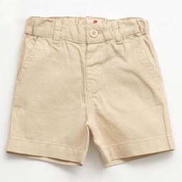 JusCubs Cotton Woven Knee Length Solid Shorts - Beige-picture-23