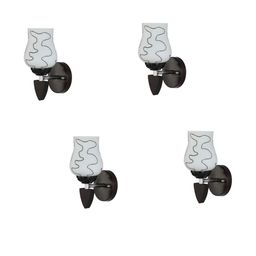 SOMIL Black Glass Cylinder Wall Lamps-image-45