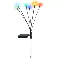 GIGAWATTS 6 LED Solar Fire Fly Lights Starburst Swaying Decorative Lamp for Home, GW-SYHC-6LED-01-14