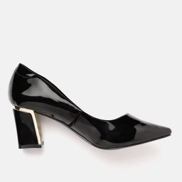 Van Heusen Pointed Toe Block Heeled Pumps image 5