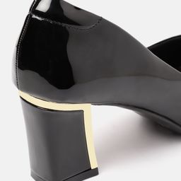 Van Heusen Pointed Toe Block Heeled Pumps image 3