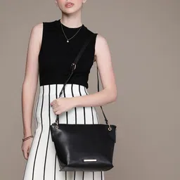 French Connection Structured Sling Bag image 2