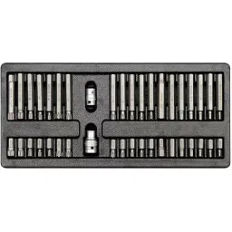 Yato 40 Pcs with Drawer inserter / Screwdriver bits YT-5538-12