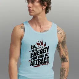 Uniplanet store Printed Scoop Neck Gym Vest UVM-ENRGY-ATTRACT-SKBL-S-image-77