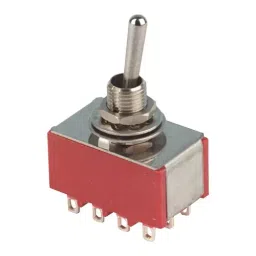 E-SWITCH TOGGLE SWITCH, 4PDT, 5A, 120VAC, SOLDER, 1004P3T1B1M1QE.-image-11