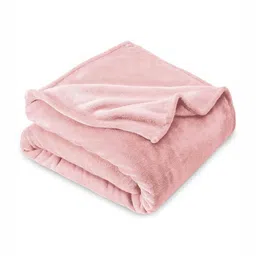 VAS COLLECTIONS Pink Fleece AC Room 300 GSM Single Bed Blanket-image-24