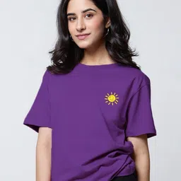 LoveDky Graphic Printed Round Neck Short Sleeves Regular Fit Cotton T-Shirt-picture-14