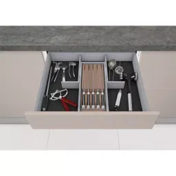 Hafele Ergo-Fit Connect Dark Grey Large L Divider Right Side Cutlery Organiser 100x250x50 mm, 556.31.451-image-59