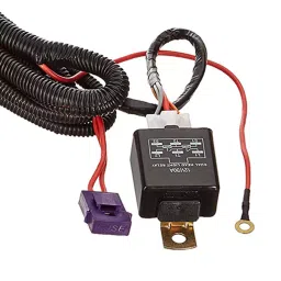 Uno Minda Head Light Connector with Relay - 12V/30A, H1+H7 Bulb Holders with Fuse for Tata Universal (TD-2012) image 3