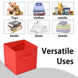 Aura Green Set Of 3 Square Foldable & Multipurpose Wardrobe Storage Box image 2