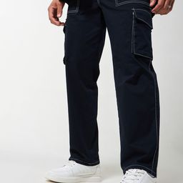Bewakoof Men Oversized Cargo Trousers-image-51