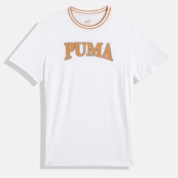 Puma Boys Squad Youth Brand Logo Print Pure Cotton T-shirt-image-90