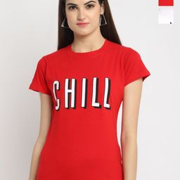 Dreambe Women Typography Printed T-shirt-picture-39