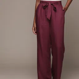 Roadster The Lifestyle Co. Women Pleated Parallel Trousers-image-49