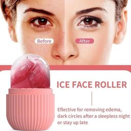 Heeva Creation Ice Roller For Face Massager, Face Ice Roller To Enhance Skin Glow, Shrink & Tighten Pores, Puffy Eyes, Acne, Pimple, Facial Ice Roller, Reusable & Unbreakable.Colour- Multi Colour.Pack OF 1. image 3