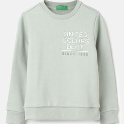 United Colors of Benetton Boys Typography Printed Round Neck Sweatshirt-image-67