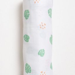 Aariro Organic Cotton Swaddle Tropical leaves-image-32