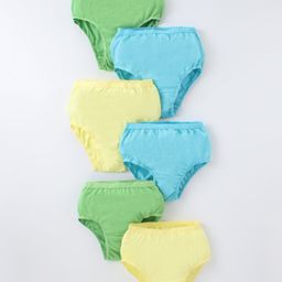 John Cotton Knit Solid Colour Panties Pack Of 6 (Colour May Vary)-image-82