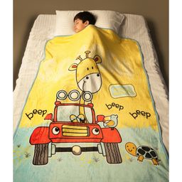 Yellow Bee Charming Giraffe Blanket for Boys and Girls - Yellow-25