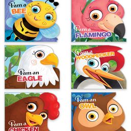 Birds & Insects Shaped Board Books I Board Books for Children Age 1+ I Set of 6 Books (12 Pages in each book) I Picture Book for Kids I Beautiful Illustrations I Set 2 - English-25