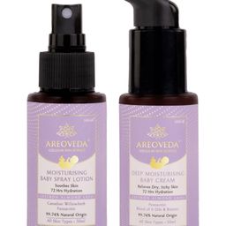 AreoVeda Mini Moisturising Kit With Pentavitin & Hyaluronic Acid I 72Hr Hydration I Relieves Dryness I Suitable For Newborns I Lab Tested, Ecocert Certified, EWG Verified - 100 ml-image-77