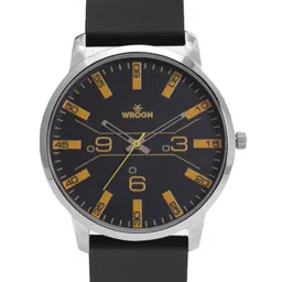 WROGN Men Patterned Dial & Leather Straps Analogue Watch WRNWJ25 Set-32-29