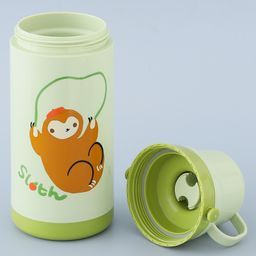 fab n funky Flask with Strap Green - 400 ml (Print may Vary) image 4