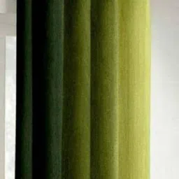 BELLA TRUE Green Ombre Printed Eyelet Fitted Window Curtain-image-12
